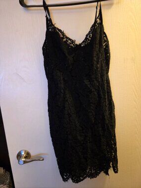 Fashion nova lace dress with built in bottoms